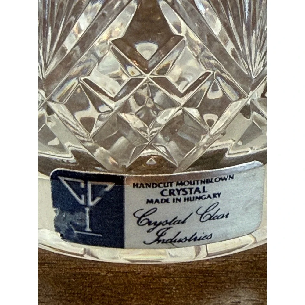 Crystal Clear Industries Set‎ of TWO Essex Double Old Fashioned Glasses 4